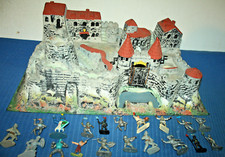 Ritterburg für Elastolin-Lineol Diorama Mittelalter Burg Festung Ritter Figuren