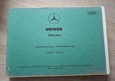 Mercedes Unimog 411a Ersatzteilkatalog