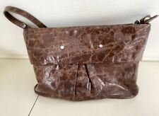 NANNINI Leder Handtasche hellbraun - Vintage