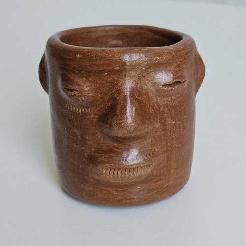 Mini tasse vase keramik - vase, ton