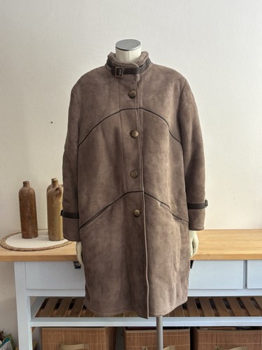 Vintage lammfell lange leder - vintage,