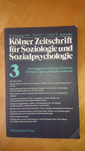 Kzfss kölner zeitschrift - kzfss.,
