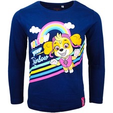 Paw Patrol Langarmshirt - Mädchen Shirt aus Baumwolle Skye Gr. 98-128 cm