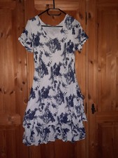 MADE IN ITALY Sommerkleid Kofferkleid  Urlaub Leinenlook ca Gr. M 38/40