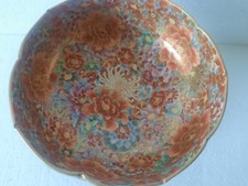 antique Satsuma Schale Meiji