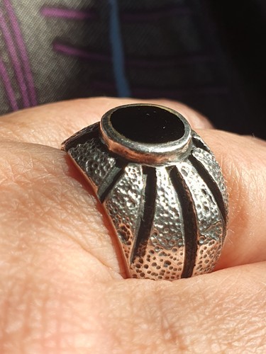 Vintage statement ring 925 - ring,