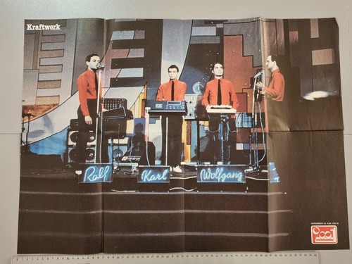 Poster kraftwerk 1979 ciao - kraftwerk,