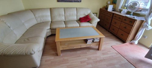 Couchtisch holz glas - holz, glas,