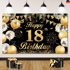 18. Geburtstag Banner Deko 18