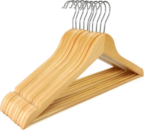 Klassische holz kleiderbügel - klassische,