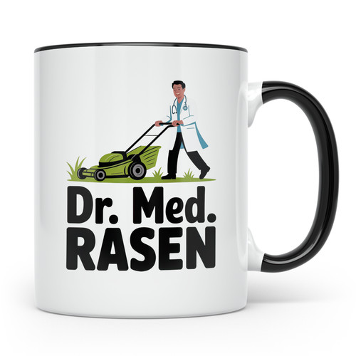 Rasen tasse med - -,