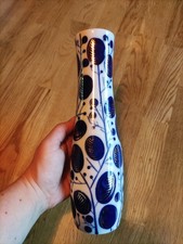 vintage Porzellan Vase "PLUMS" Kobalt 60er Jahre UdSSR