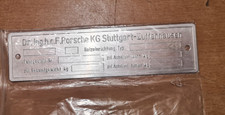 Porsche 911 Typenschild Alu