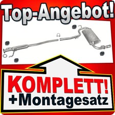 Auspuff für SUZUKI BALENO 1.3 1.6 1.8 16V GTX Schrägheck 1995-2000 Auspuffanlage