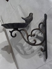 Gusseisen Vogeltränke braun-Schwarz