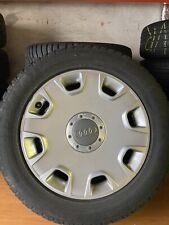 4x Alu Winter Kompletträder Original Audi A8 VW T4 4E0601025 Gullideckel