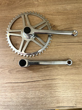 Retro Fahrradteile - NOS OFMEGA KURBELGARNITUR 170 MM 46T