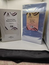 100 Resealable Comic Book Bags And Boards - (In Stock-Current Size-New-Sealed)