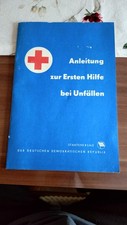 DDR Broschüre Anleitung Zur Ersten Hilfe