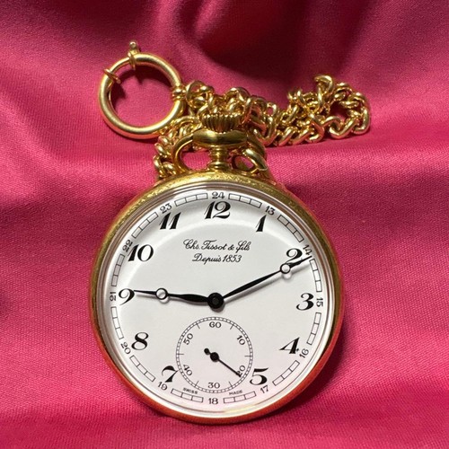 Tissot handaufzug taschenuhr - tissot,