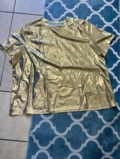 Damen T-Shirt Metallic