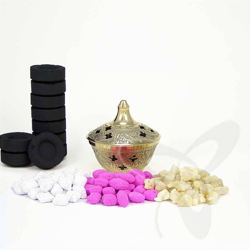 Räucherschale mit gitter set - mit,