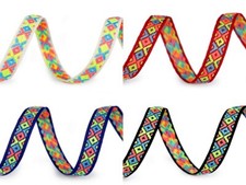 1m Borte Webband Indianer