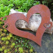 Herz Dekoherz Edelrost Rost