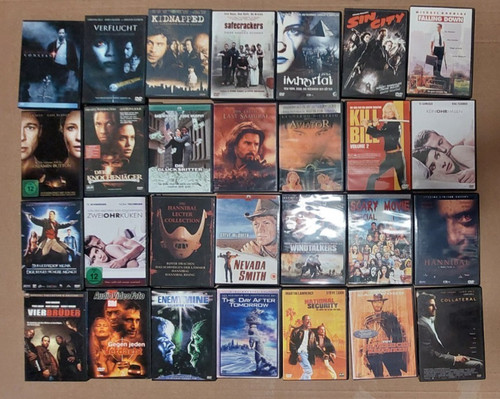 Leere dvd hüllen mit original - leere,
