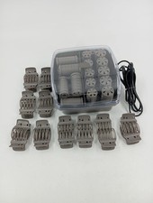 TCHIBO Lockenwickler Set 377857 Heizwickler Grau 18 Wickler 12 Clips