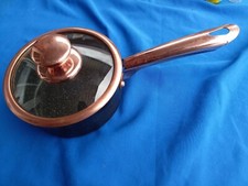 Rosenberg Professionnel Topf mit Stiel/Kasserolle -Kupfer: Deckel und Griff