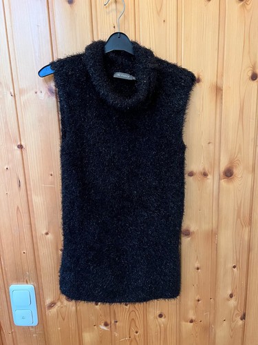 Top mit rolli schwarz - xl,