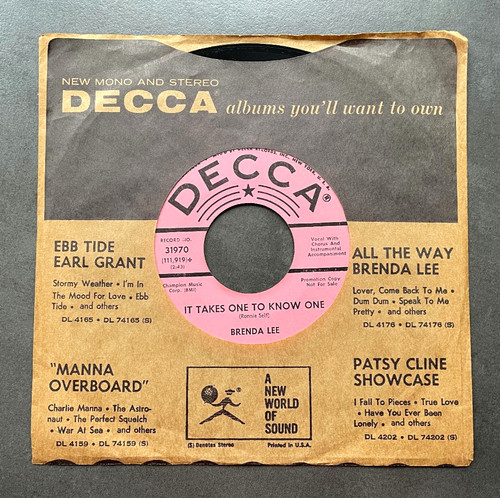 Brenda lee it takes - -, one