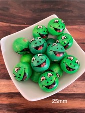 5 Stück Holzperlen Holzköpfe