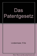 Patentgesetz Buch Heymanns