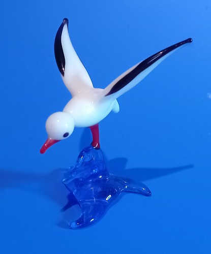 Glastier lauscha glas möwe - glastier,,