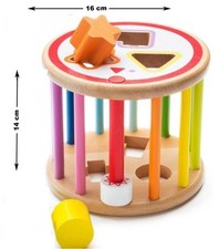 Lernspielzeug aus Holz Sortierspiel