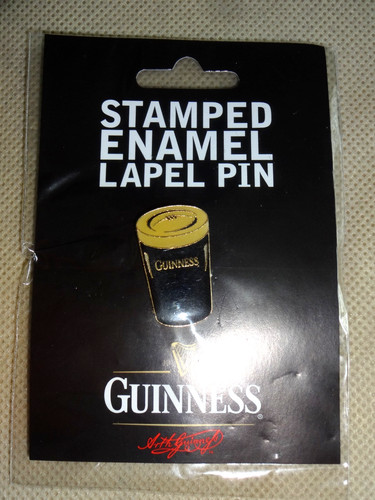 Guinness pint emaille - emaille, pin