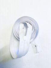 Reissverschluss Bettwäsche Kissen 135 cm  kunststoff Schieber nicht teilbar weis