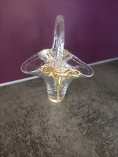 Glas Körbchen  Zierschale mit