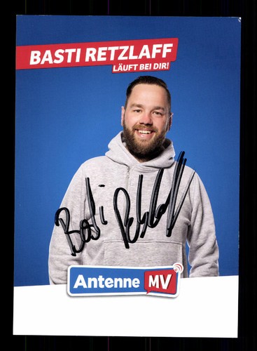 Basti retzlaff autogrammkarte - retzlaff,
