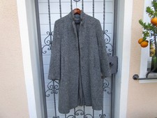 STRENESSE Damen Mantel Angora Wollmantel Gr. 40 grau