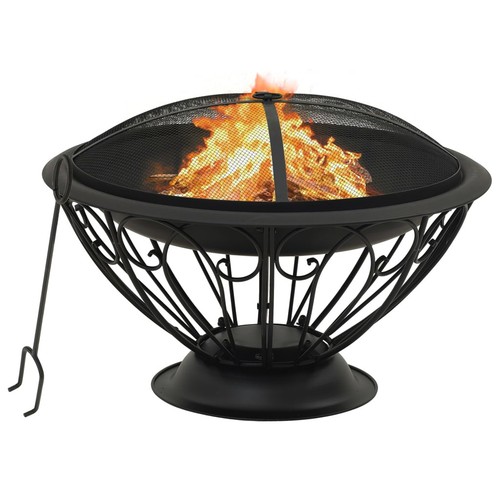 Feuerstelle mit schürhaken - feuerstelle, 75