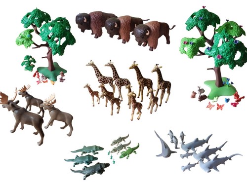 Playmobil zoo elch giraffe - elch,