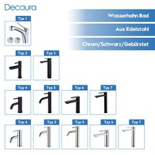 Decaura Edelstahl Wasserhahn