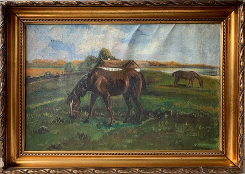 ölbild landschaft mit - landschaft,