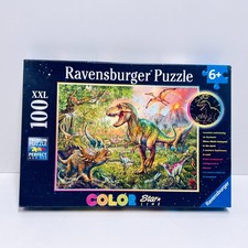 Ravensburger 100 Teile Color Star Line Puzzle leuchtet - König der Urzeit 136681