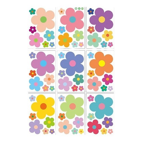 Lebendige blumen wandaufkleber - lebendige,