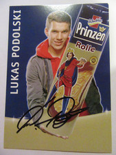 Lukas Podolski * signiert * Autogrammkarte Werbekarte Prinzen Rolle AK DFB 2006
