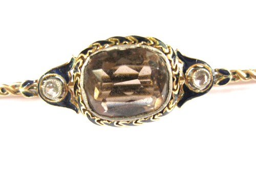 Antike brosche gold 585 - 585, mit